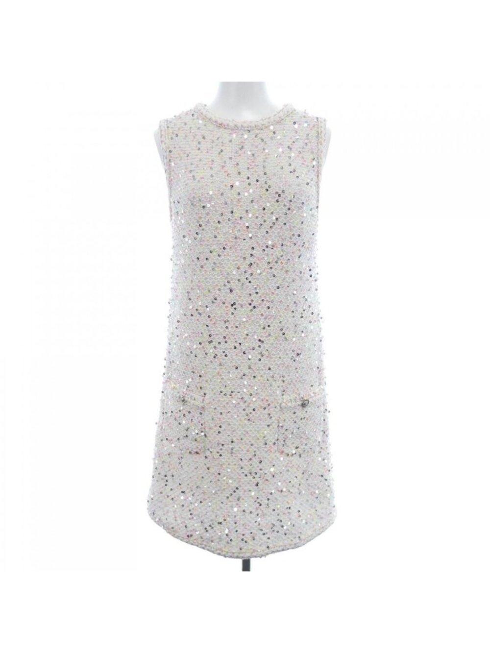 Chanel Dress White 38